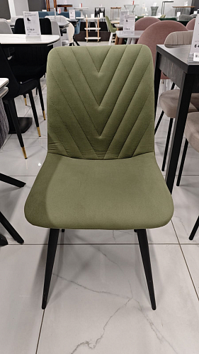 Стул на металлокаркасе Ральф синий / черный из шоурума 9